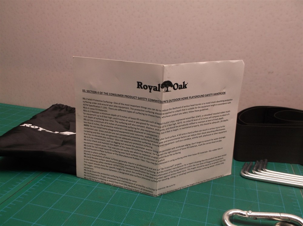 Swing Strap Single Royal Oak Chain adjustable tree swing hanging kit