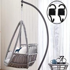 Porch Swing Springs Hammoch Springs – 1500Lbs Black Heavy Duty Suspension Spr…