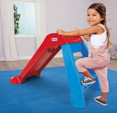 Little Tikes First Slide for Kids, 39.00”L x 18.00”W x 23.00”H, Red/Blue