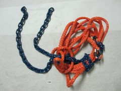 Heavy Duty 10’ Nylon Rope W 2 chains 4’ & 3’ Hanging Tree Outdoor Swings Hammock
