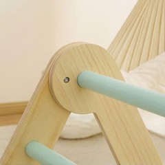 Wooden Toddler Climbing Arch Ramp Ladder Set, Indoor Playground Toy US