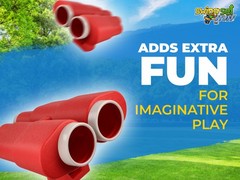 SWING SET STUFF BINOCULARS RED fort playground kid wooden outdoor accessory 0132