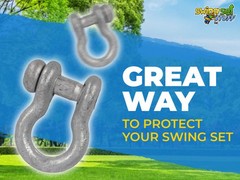 SWING SET STUFF SINGLE CLEVIS hardware accessory seat outside park play kid 0062