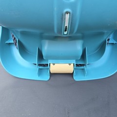 Step2 Toddler Bucket Swing Blue Outdoor Playground Seat w/ Safety Harness & Rope