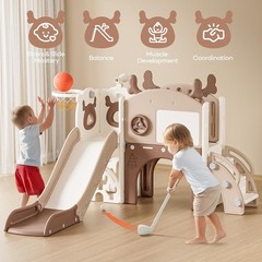 Toddler Slide Kids 11 in 1 Kids Slide Toddlers Baby 1-3 Years Old Indoor &
