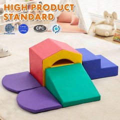 6PCS Soft Climbing Toys for Toddlers – Foam Climb & Crawl Play Set