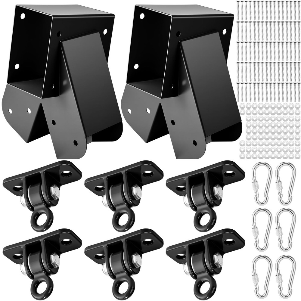 Heavy Duty a Frame Swing Set Bracket Kit Include 2 Brackets & 6 Swing Hangers…