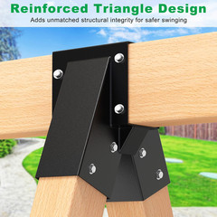 Heavy-Duty Swing Set Bracket – A-Frame Swing Set Hardware Kit with Mounting Hard