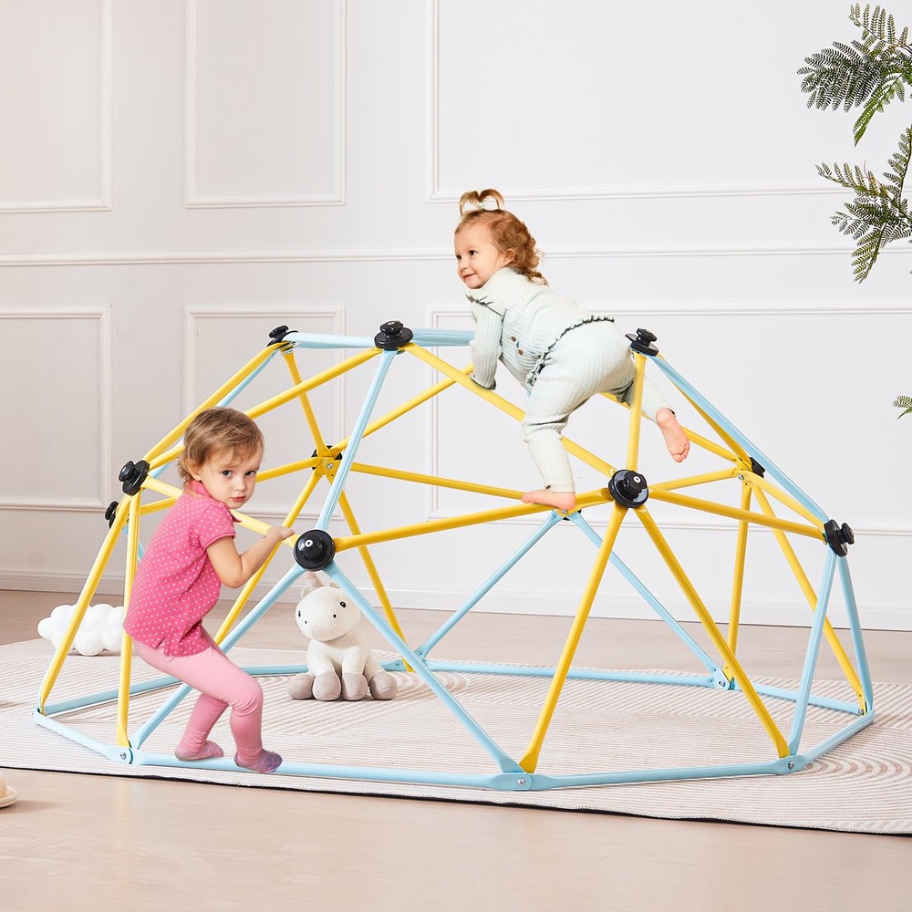 6Ft Collapsible Climbing Dome For Kids Indoor Outdoor Play Multiplayer Fun
