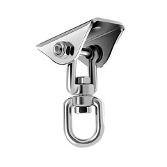 Hammock Hanging Kit, Stainless Steel Hammock Hooks Heavy Duty Hardware 360°Ro…