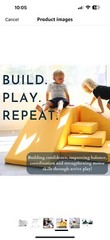 foamnasium Tumbler Set, Indoor Foam Playset, 2 Piece Soft Toddler
