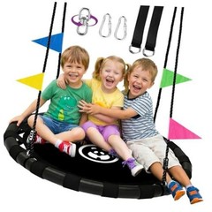 Saucer Swing for Kids & Adults, 900lbs Weight Capacity Heavy Duty Tree 48 Inch