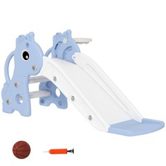 Engaging Baby Slide 3-in-1 Set 41.7×20.3×20.5in Blue Interior Design