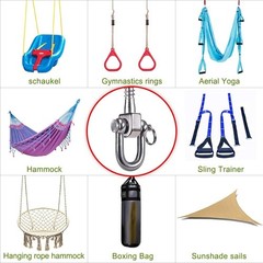 2 Pack Swing Hangers Swing Set Hooks Stainless Steel Hammock Hooks for Porch …