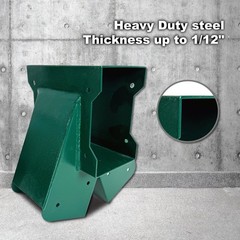 A-Frame End Swing Set Brackets – 2 Pcs Heavy Duty Carbon Steel Hardware with …