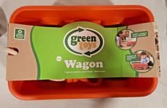 GREEN TOYS WAGON 100% COTTON ROPE HANDLE FOR INDOOR OR OUTDOOR PLAY BRAND NEW