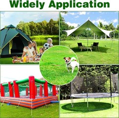 Ground Anchors Screw in 18 Inch 4 Pack Spiral Swing Set Trampoline Earth Anchor