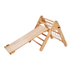 VEVOR Pikler Triangle Set 4 in 1 Montessori Climbing Toys for Toddlers 1-3 Years
