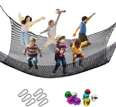 Climbing Cargo Net, 6.5′ X 9.8′ Double Layers Playground Safety Net