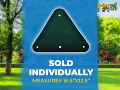 SWING SET STUFF INC. STEEL TRIANGLE BRACE LARGE (GREEN) attachment sturdy 0273