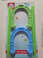 Kids Horseshoe Outdoor Play Set Plastic Backyard