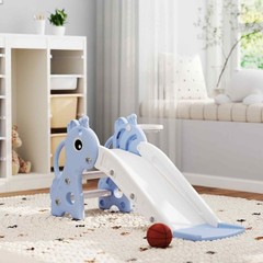 Engaging Baby Slide 3-in-1 Set 41.7×20.3×20.5in Blue Interior Design