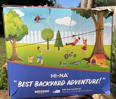 Hi Na Zip Line Kit 80ftZipline Kits 2007 Backyard Kids Play Set
