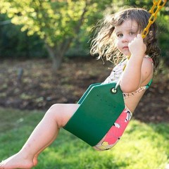 Swing Seat Playground Outdoor Swingset Accessories Hanger Kids Child Belt Green