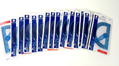 Staedtler Swing Arm Protractor 6″ X 4″ Lot of 16