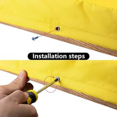Swing Set Replacement Tarp- 52″ X 90″ Kids Playground Roof Canopy, Replacement S