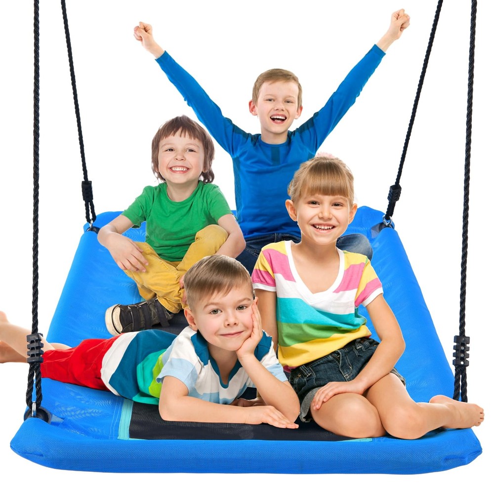 700lbs Large 60″ Platform Tree Swing for and Adults, Heavy Duty Waterproof & …