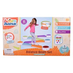 Balance Beam and Toddler Stepping Stones for Kids 13 Pieces, Medium, Multi