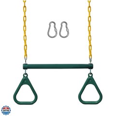 Swing Sets for Backyard, Monkey Bars & Swingset Accessories – Set Includes 18…