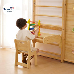Walnut Modular 9-In-1 Swedish Ladder Wall Gym & Climber – Montessori Indoor Play