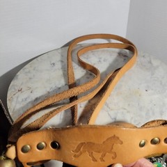 Childrens Play Horse Tack Harness Leather Strap Bells Horsey Giddy Up Kids Game