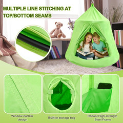 X-Shaped Swing Stand with Sensory Swing for Kids & Adults – 330 lbs Capacity