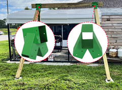 For Swing Set W/ All Hardware 12″ Pair Brand New 1-2-3 A-Frame 2 Brackets