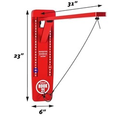 Wall Mounted Ring Swing Game – Foldable Arm for Indoor/Outdoor Fun, Easy Setup