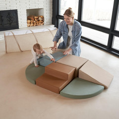 Fun Climbing Toy Set for Toddlers Aged 1-3 – Incl. Crawl through Tunnel & Pu-Lea
