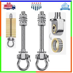 Heavy Duty Stainless Steel Swing Hangers 1500lb Capacity 2 Pack Porch Playground
