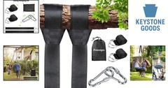 Heavy-Duty Tree Swing Hanging Kit – Supports 2200 lbs, Includes Carabiners & …
