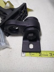2 Pack ABUSA Heavy Duty Black Swing Hangers Screws Bolts & Disconnects Included