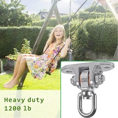 Heavy Duty Swing Hanger Stainless Steel 304 Antirust,1200 lb Capacity 360° Si…