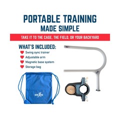 Swing Sync Baseball Swing Trainer for Kids & Adults | USA Made with 1 Year Wa…
