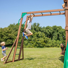 Backyard Discovery Skyfort II Cedar Swing Set/PlaySet FREE SHIPPING NEW