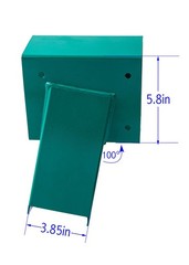 HANDYGO Swing Set Brackets – Heavy Duty Steel Swing Kit, 2 DIY Wooden Swing Hard