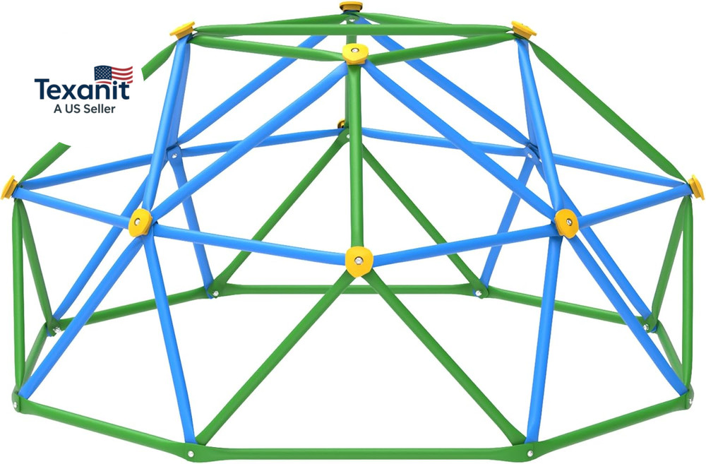6FT Climbing Dome for Kids 3-8, Jungle Gym for Indoor and Outdoor, Geometric Dom