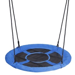 40″ Blue Saucer Tree Swing Set Oxford Platform Swing Seat Fun Daily Exercise