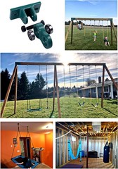 Heavy Duty Swing Hangers Screws Bolts Included Over 5000 lb Capacity Playground