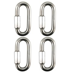 5/16 Inch M8 Quick Link Chain Connector 4PCS 316 Stainless Steel Quick Links